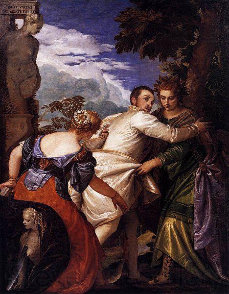 Paolo  Veronese Honor et Virtus post mortem floret Norge oil painting art